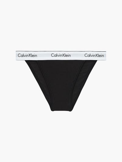 Calvin Klein Underwear HU662284 | Calvin Klein Modern Cotton Női Tanga Fekete